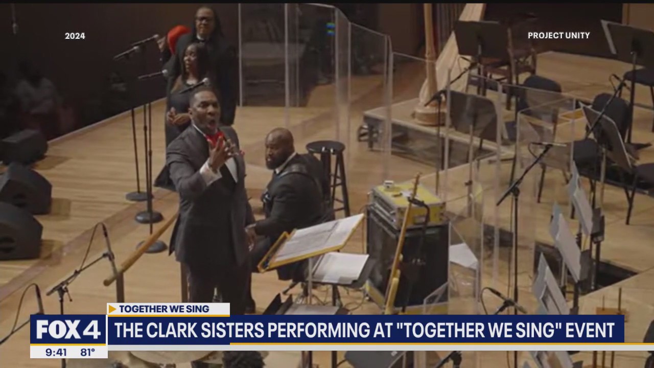 The Clark Sisters performing at  "Together We Sing" event