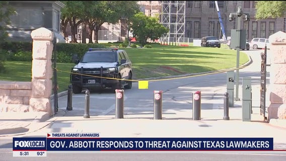 Gov. Abbott responds to threat against Texas lawmakers