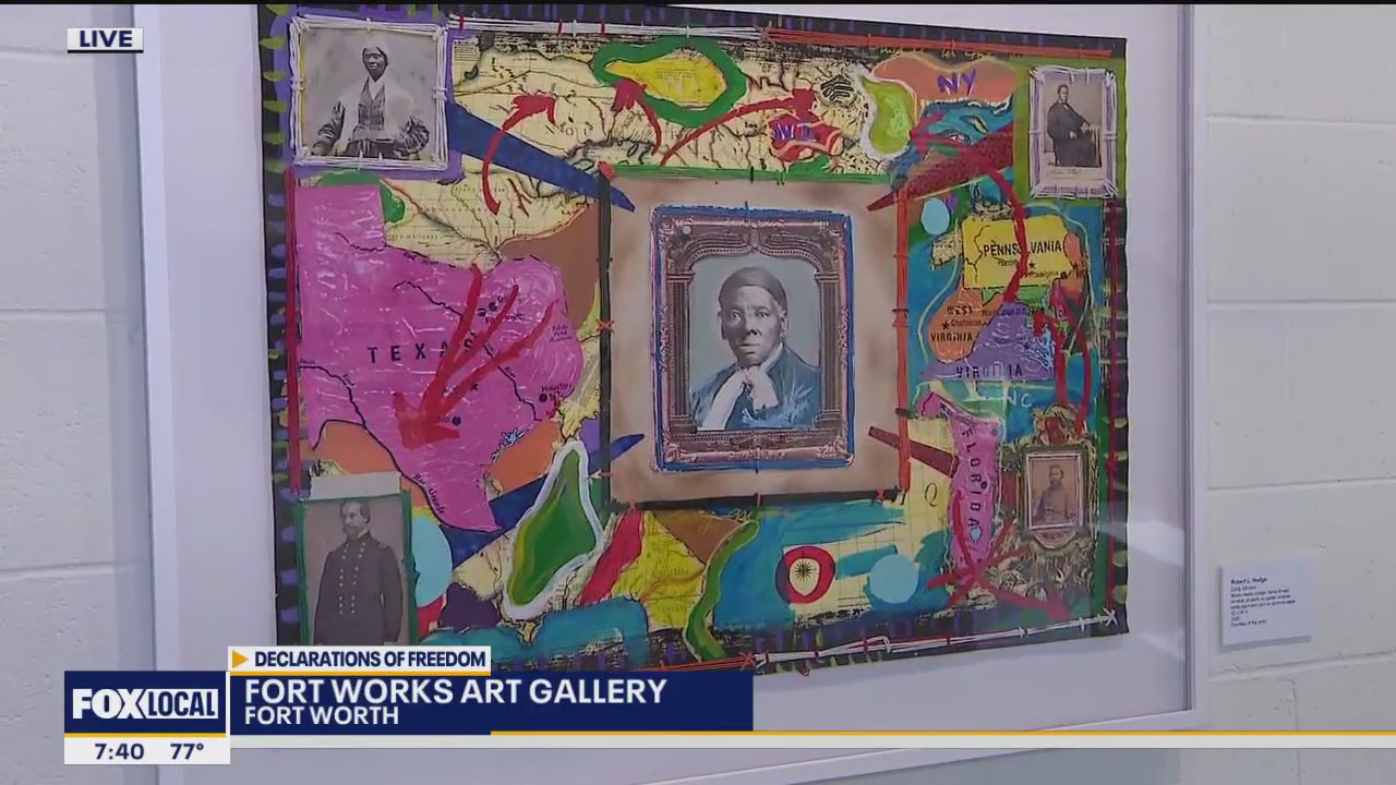 Fort Worth art gallery explores history of Juneteenth