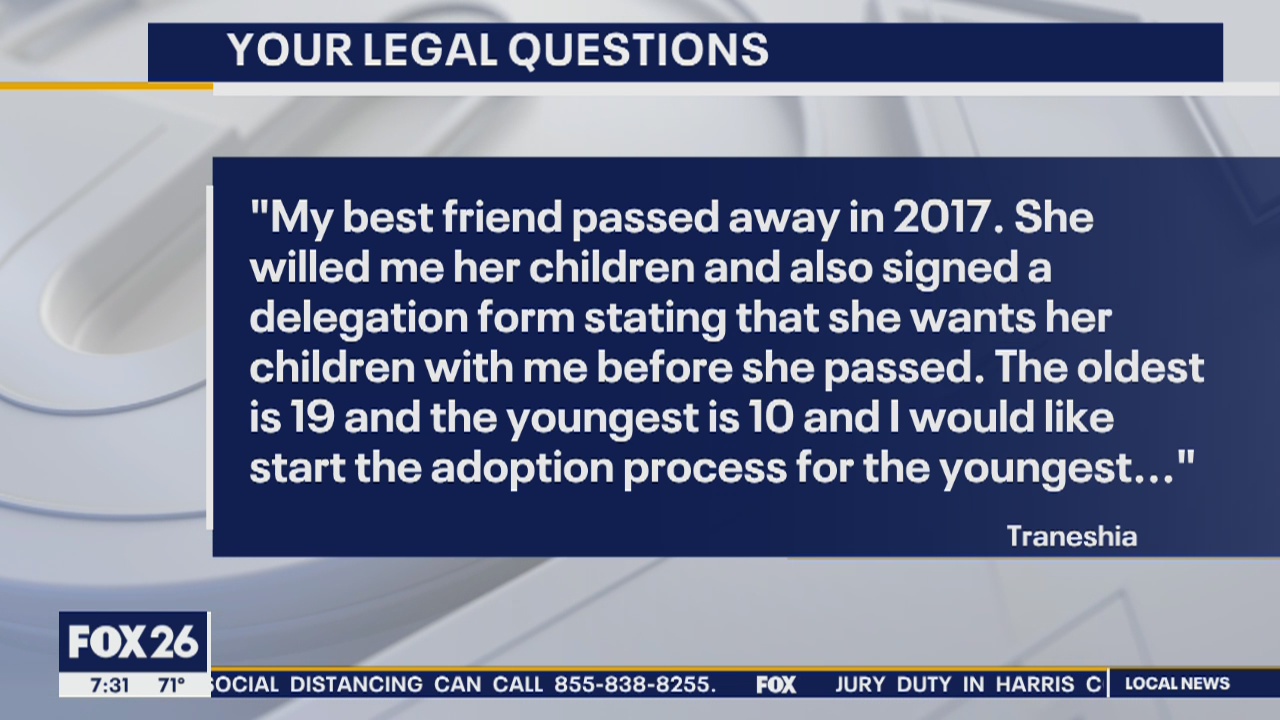 Your Legal Questions: Adoption & last name