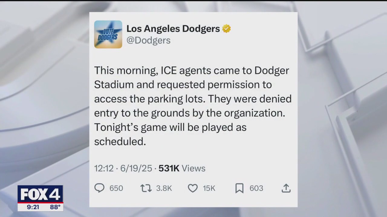 Los Angeles Dodgers deny immigration agents access