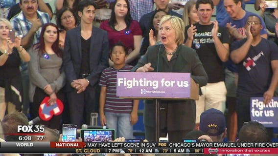 Hillary Clinton visits Orlando