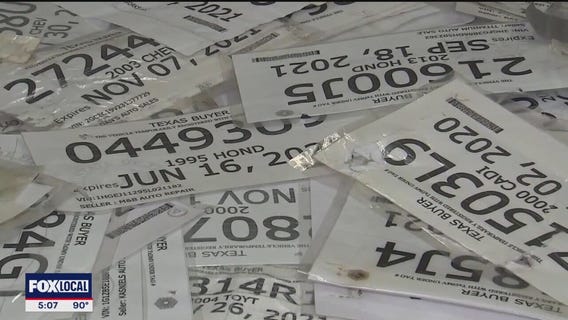 Texas will no longer issue paper license plates