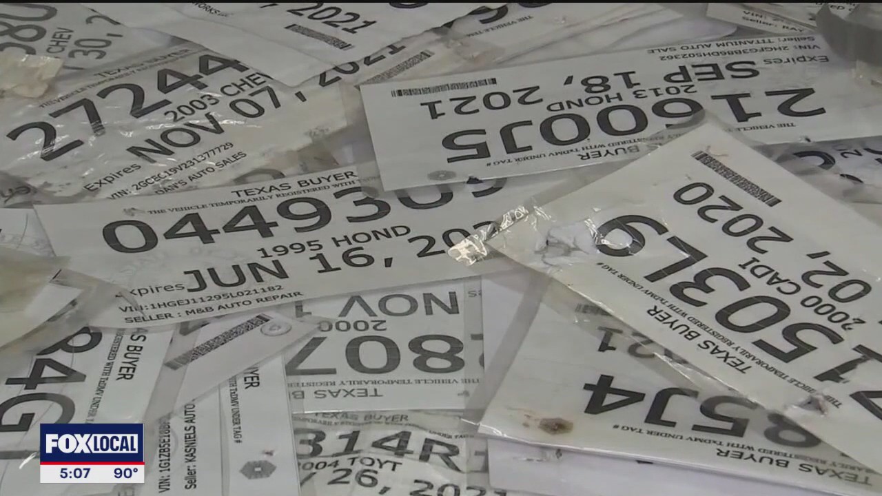 Texas will no longer issue paper license plates