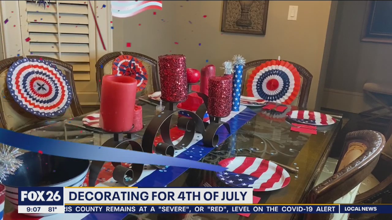 Decorating for Fourth of July