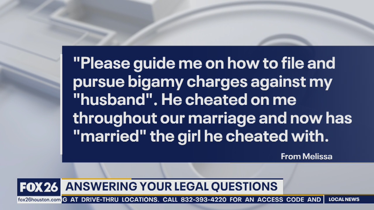 Your Legal Questions - Bigamy charges; divorce with a child