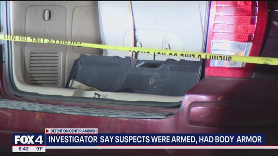 Police officer injured in ambush at detention center