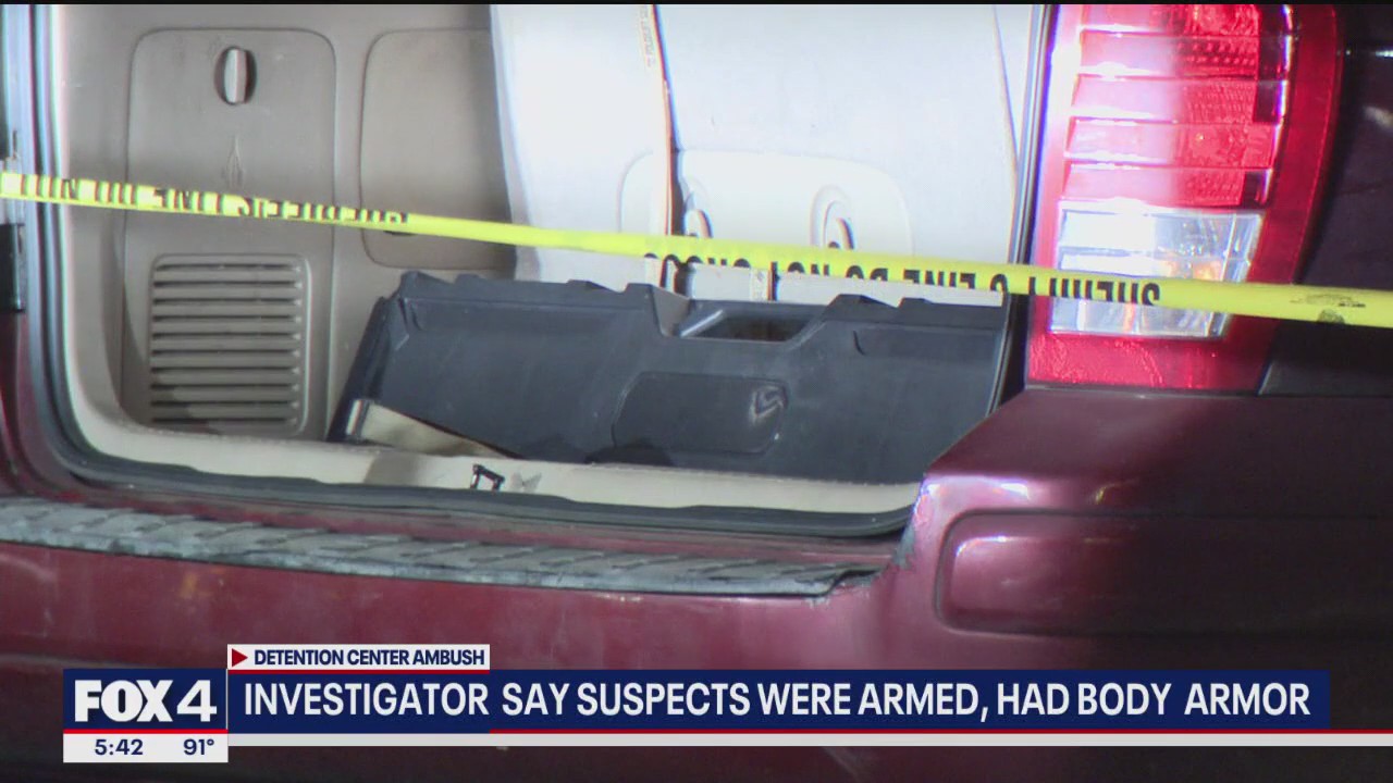 Police officer injured in ambush at detention center