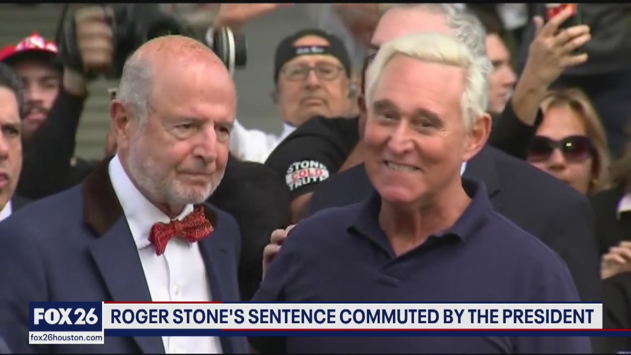 President Trump commutes Roger Stone sentence
