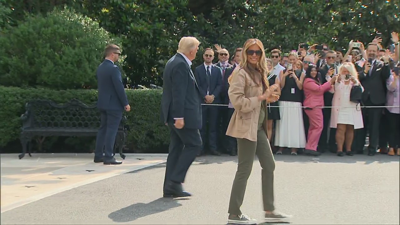 Pres. Trump comments before trip to Texas