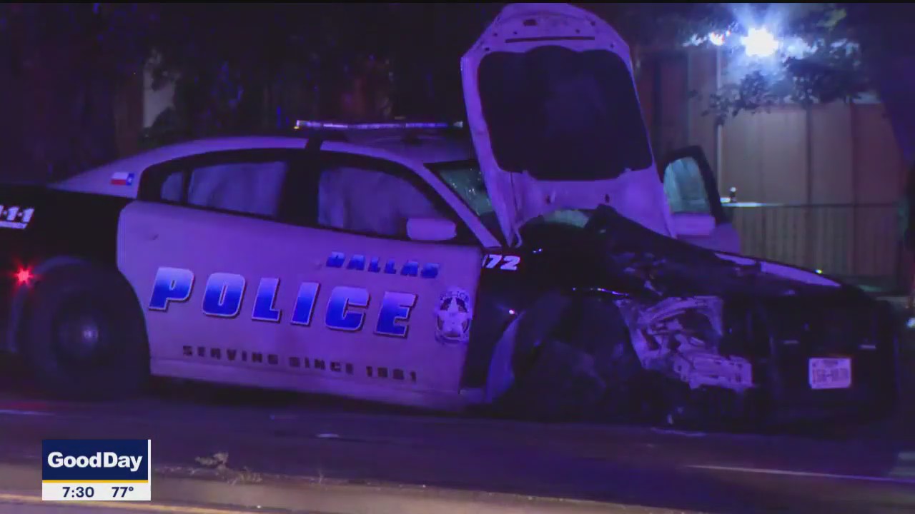 Dallas police officer, another driver injured in crash