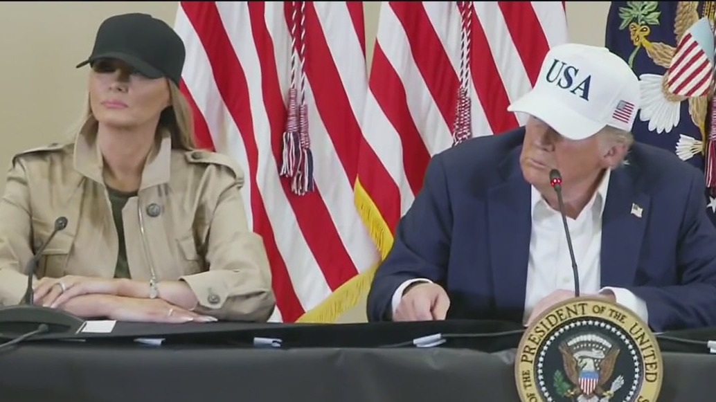 Pres. Trump, first lady speak after Texas flooding: FULL