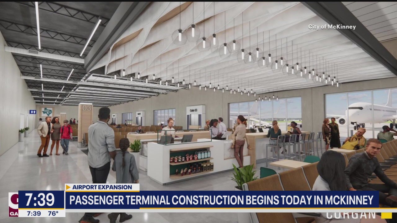 Terminal construction begins for McKinney Airport