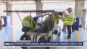 Student teams design, build, race solar-powered cars