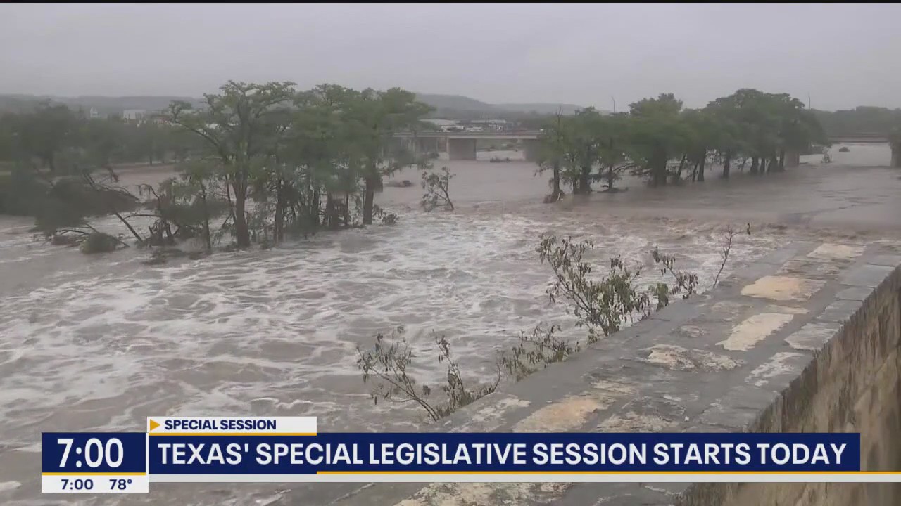 TX lawmakers to discuss flood issues in special session