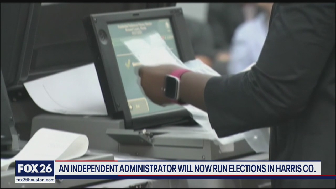 An independent administrator will now run elections in Harris County