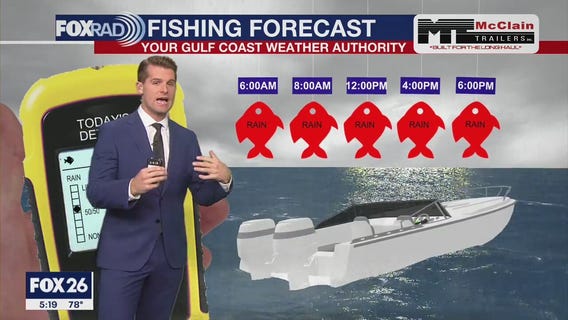 Fishing forecast for Sunday, July 26