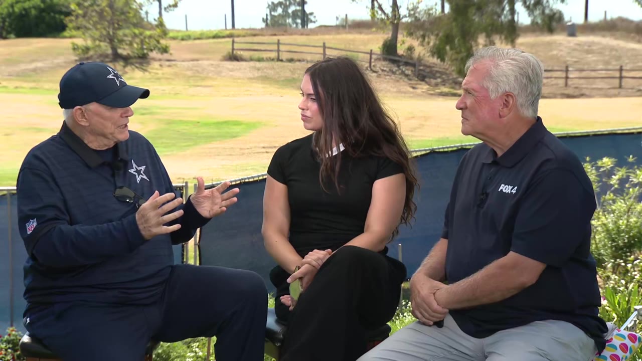 Jerry Jones chats about all things training camp