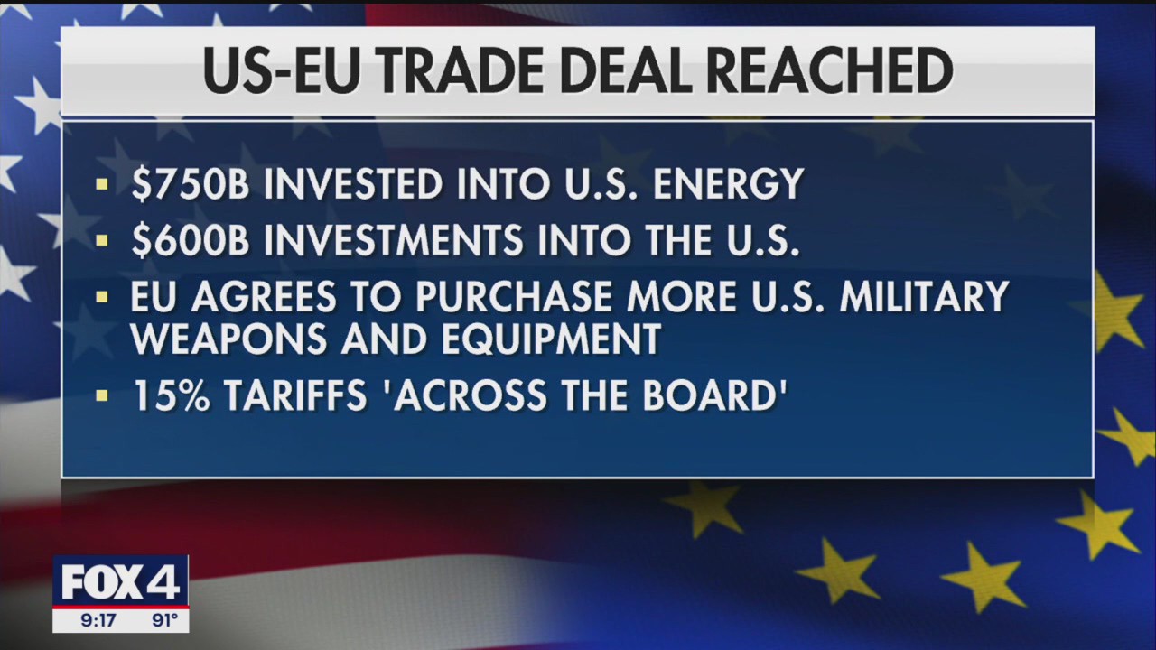 President Trump and European Union reach trade deal