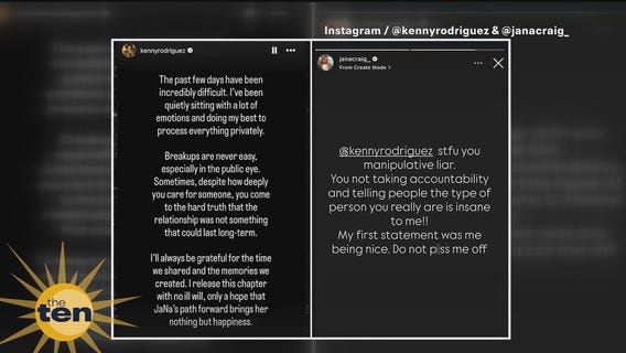 TMZ: Love Island stars Jana and Kenny's messy break up