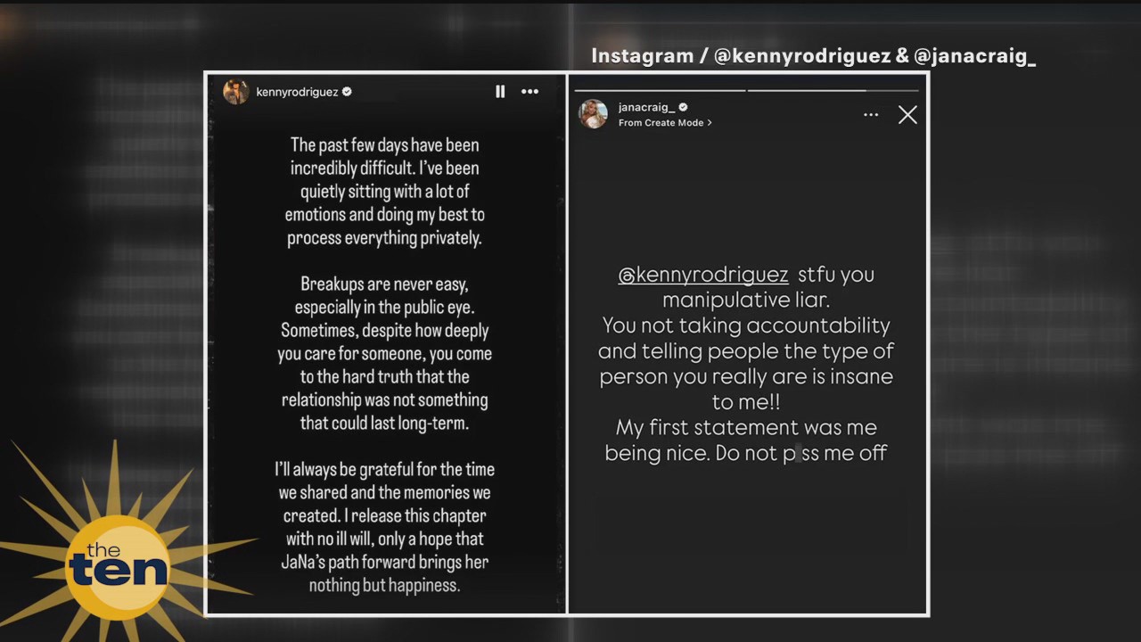 TMZ: Love Island stars Jana and Kenny's messy break up