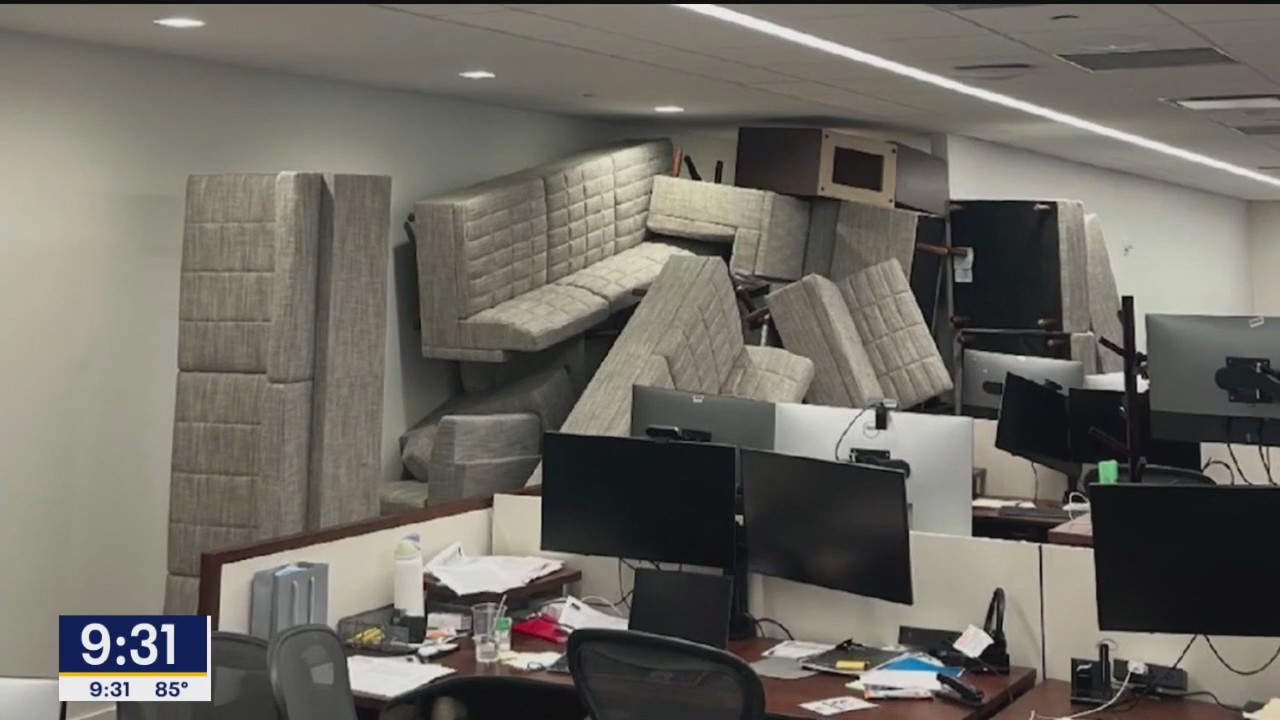 Workers barricade themselves in NYC office building