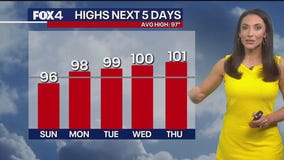 Dallas weather: July 26 overnight forecast