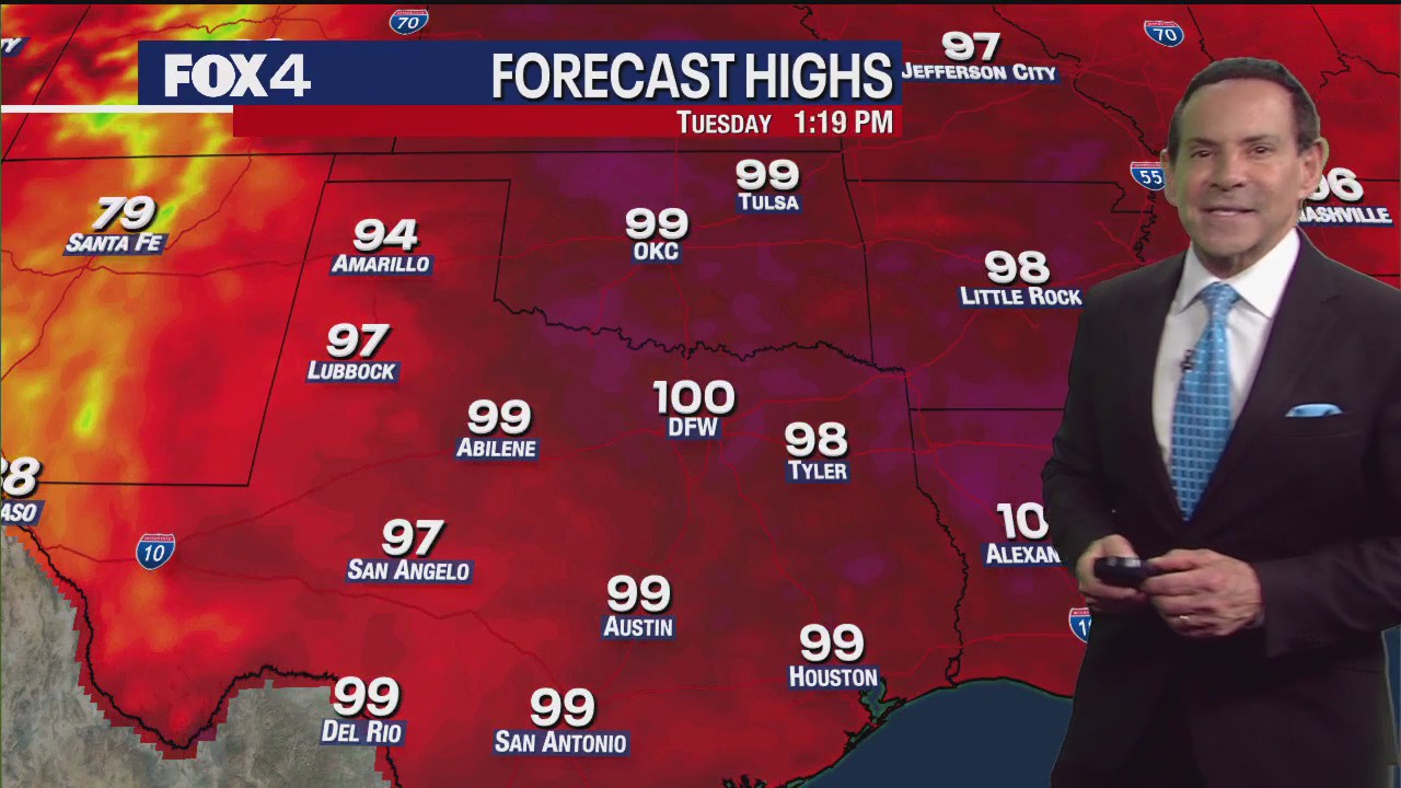 Dallas weather: July 29 morning forecast