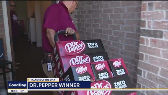 North Texan wins year's supply of Dr. Pepper