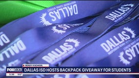 Dallas ISD new teacher academy and backpack giveaway