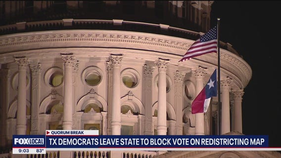 Texas democrats leave state to block redistricting vote