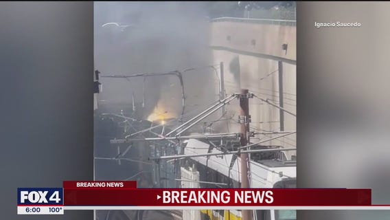 6 hospitalized after Downtown Dallas DART train fire