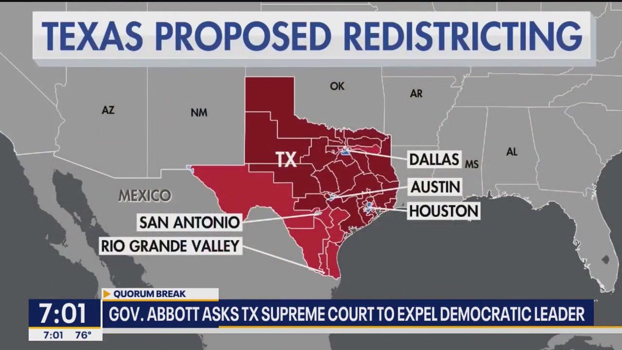 Gov. Abbott asks TX Supreme Court to expel Dem. leader