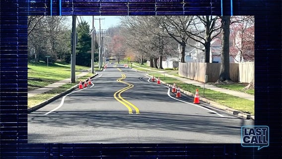 Wavy road lines to curve led-footed drivers