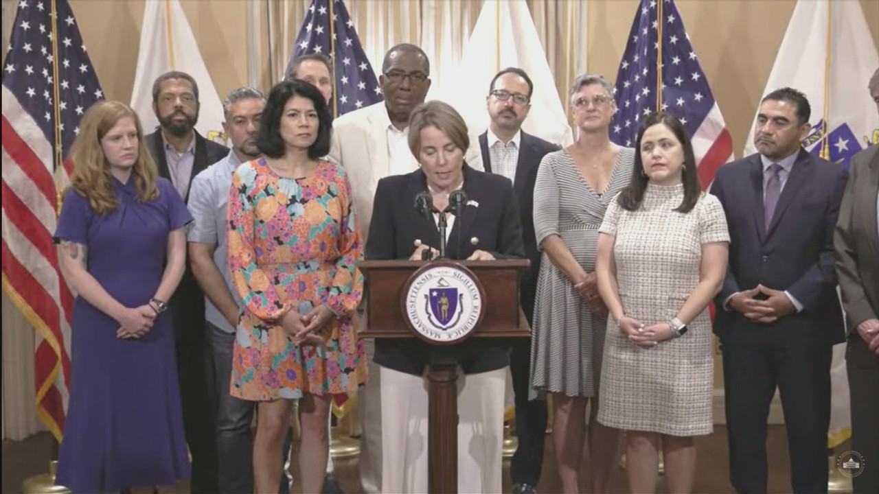 Texas Democrats speak from MA on redistricting: Full