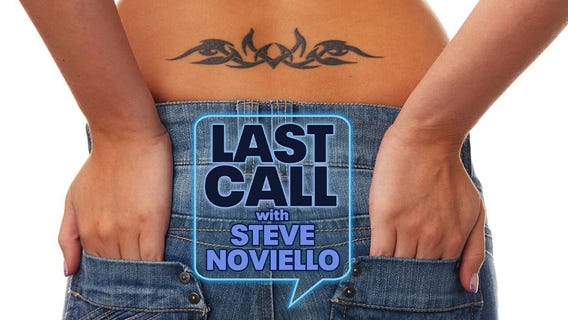 Tramp stamps are so back.