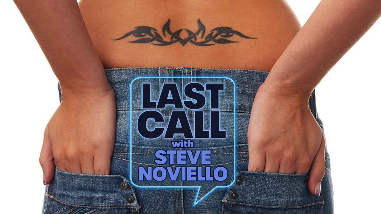 Tramp stamps are so back.