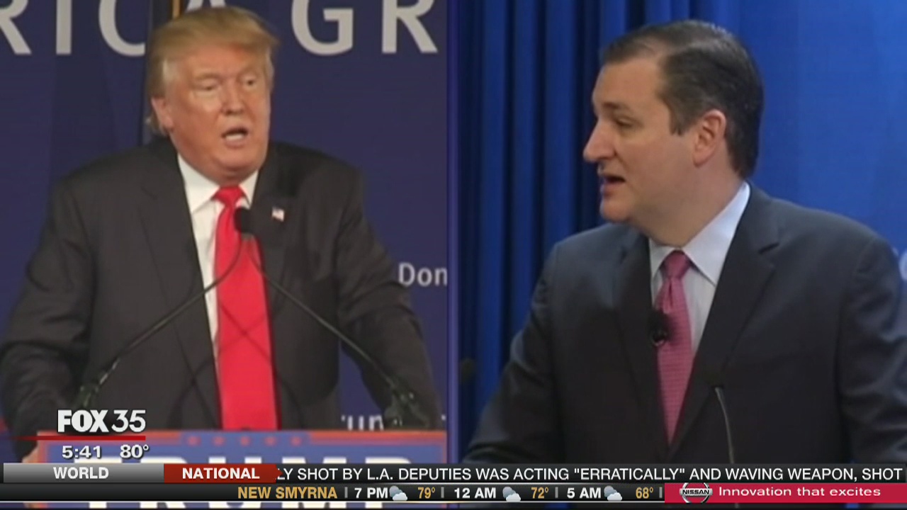 Cruz now leading Trump in Iowa poll