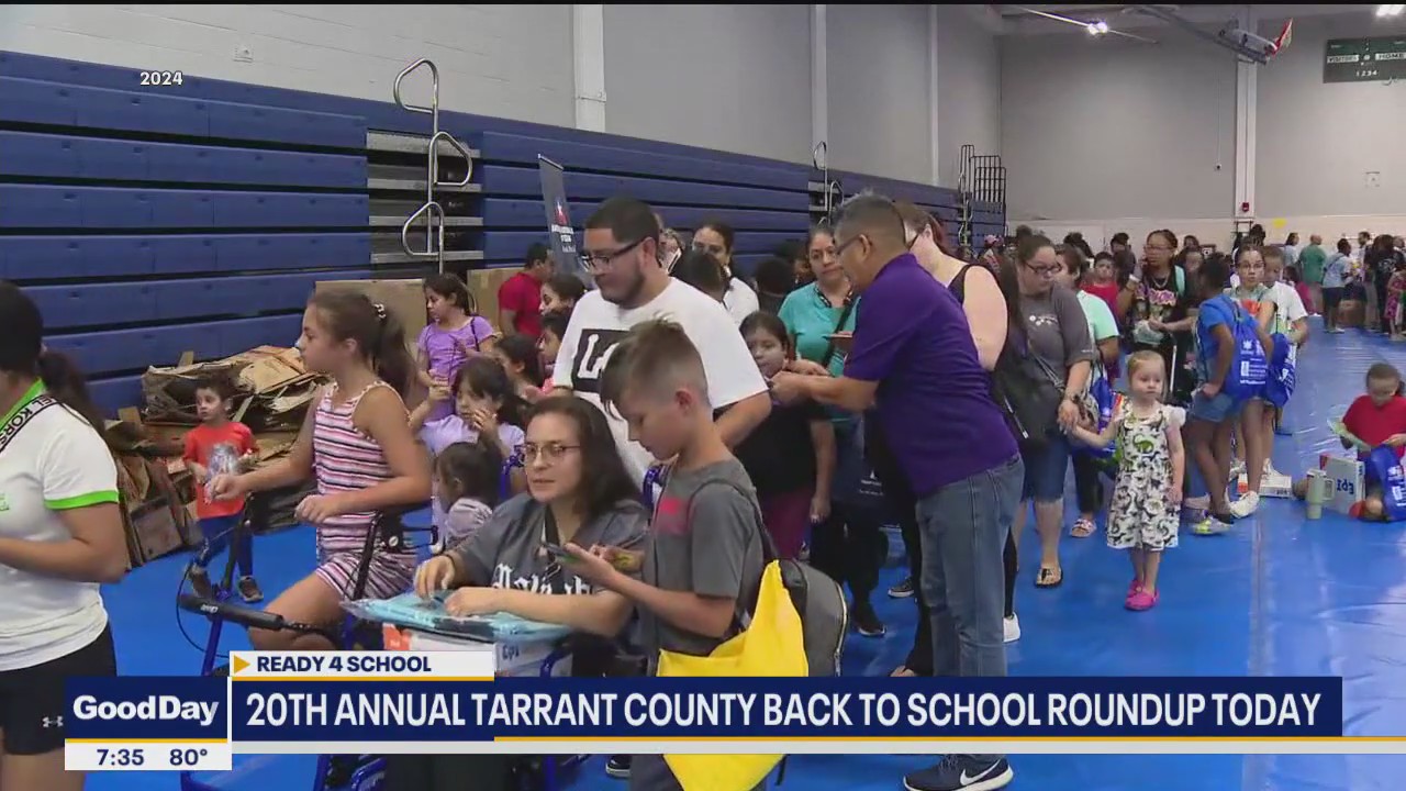 20th annual Tarrant County Back to School Roundup today