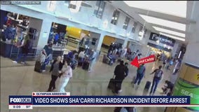 Sha'Carri Richardson SeaTac assault surveillance video