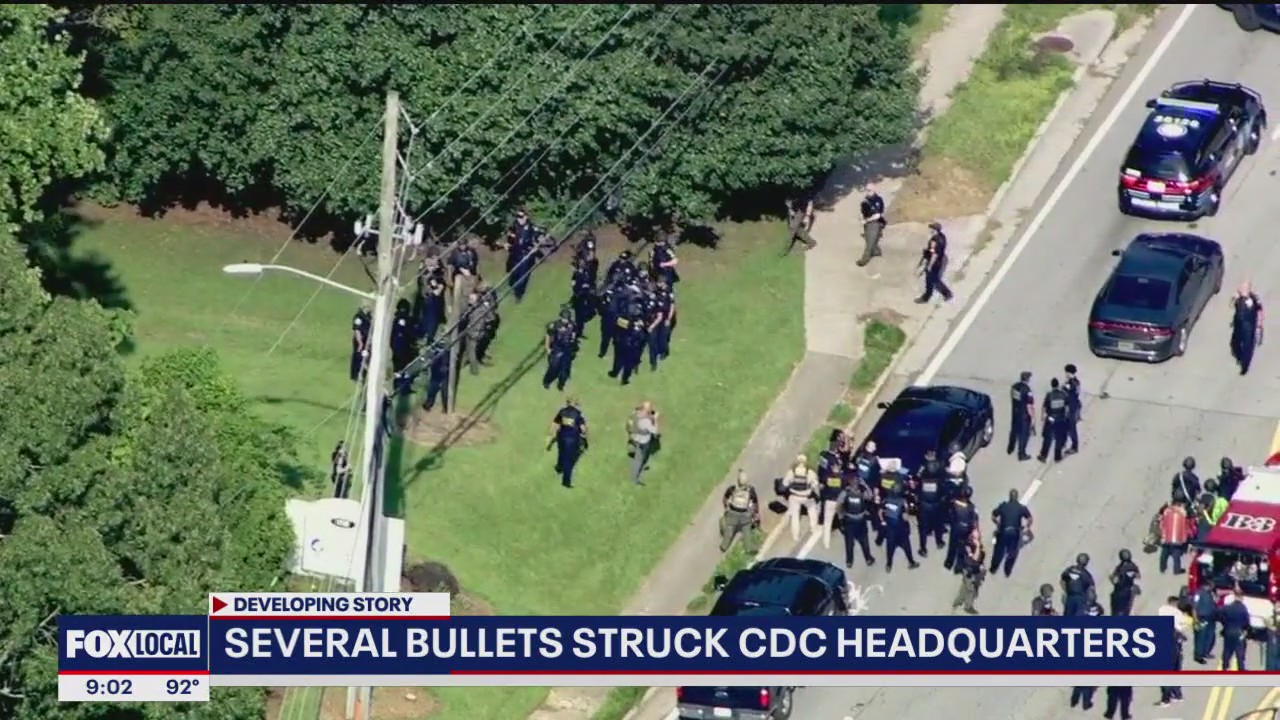 Officer killed, CDC damaged in Georgia shooting