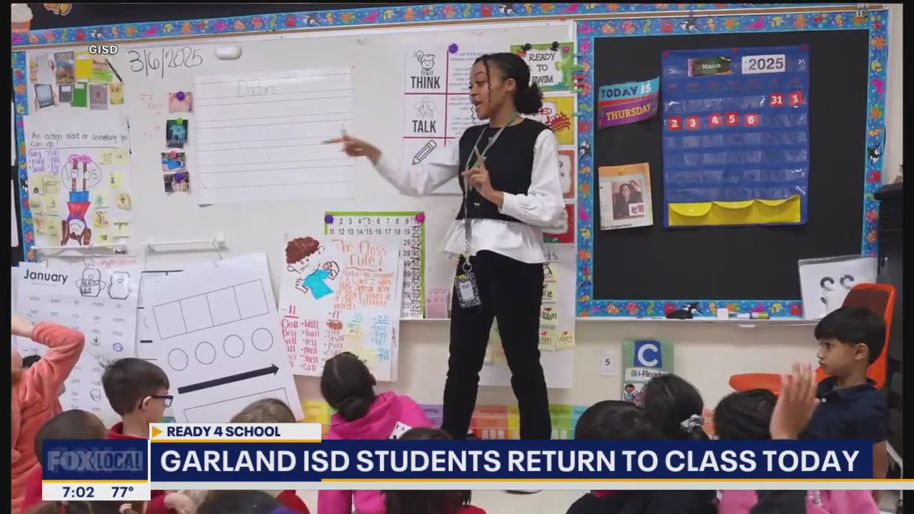 Garland ISD students return to school today