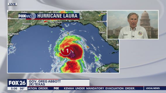 Gov. Abbott talks Hurricane Laura preparations