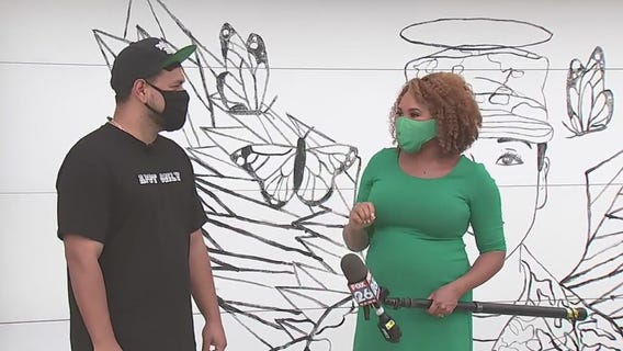 Mural project dedicated to Spc. Vanessa Guillen