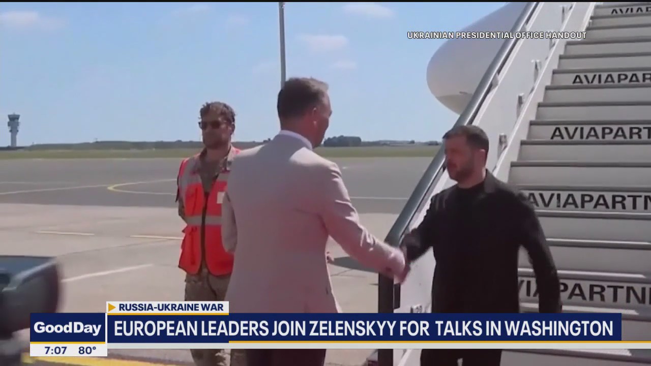 European leaders join Zelenskyy for talks in DC