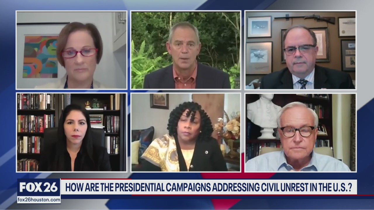 How the presidential political campaigns are addressing civil unrest