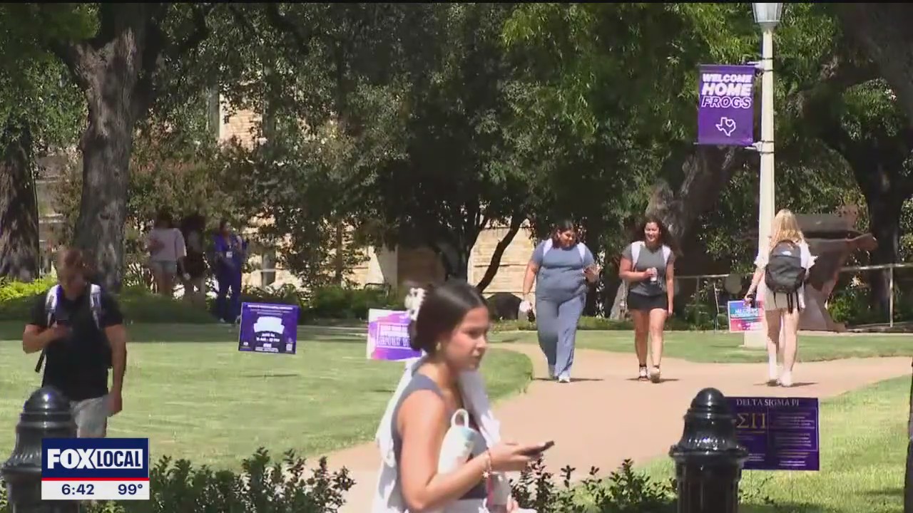 Start of Fall semester for North Texas colleges