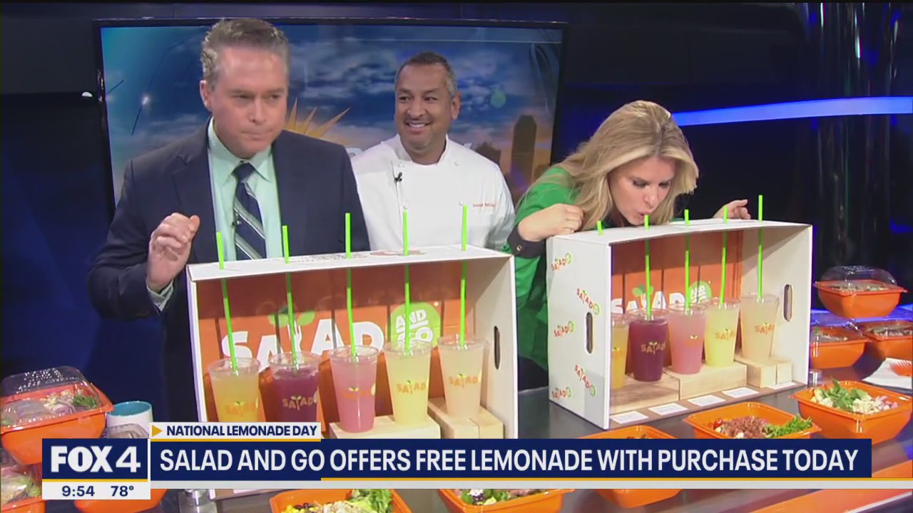 Lemonade flavor challenge with Salad & Go