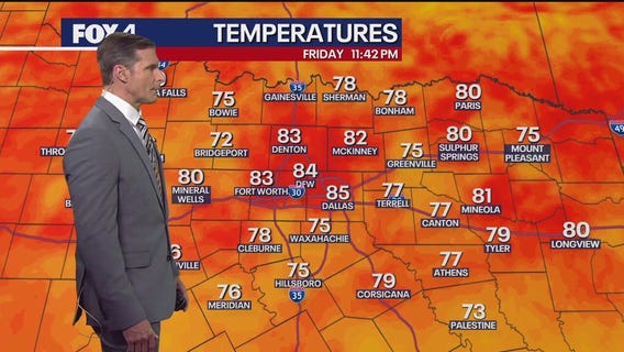 Dallas weather: August 22 overnight forecast