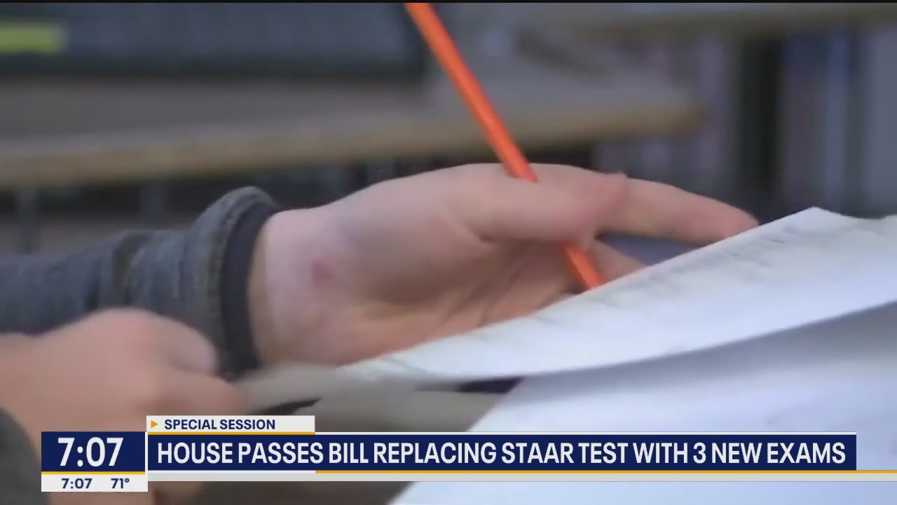 House passes bill replacing STAAR Test with 3 new exams